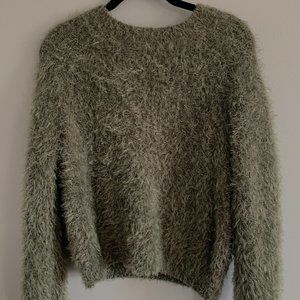 Green Fuzzy Sweater